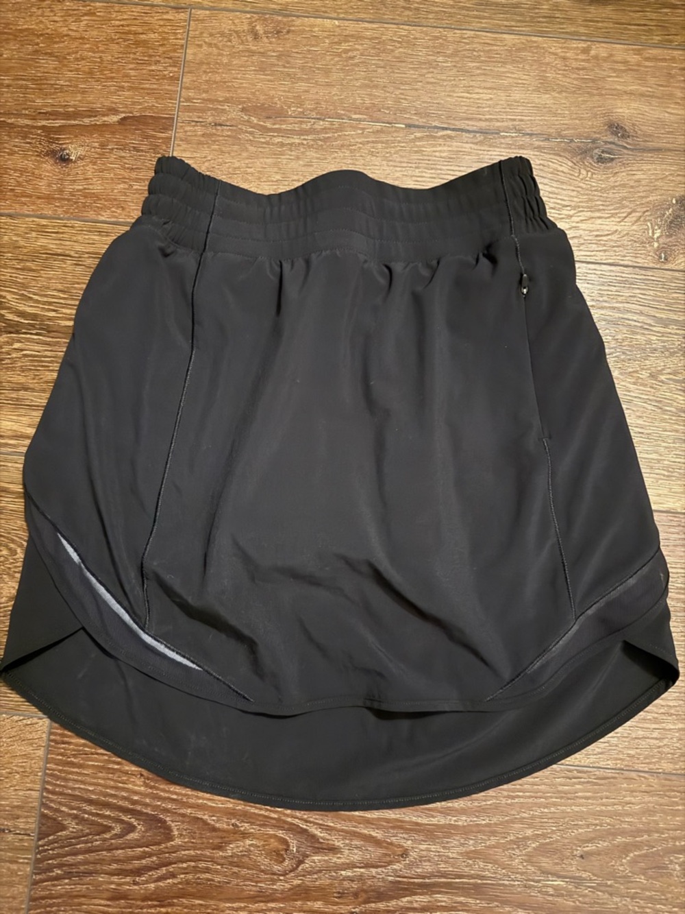 Lululemon Athletica Black High Rise Hotty Hot Skirt with Built-In Shorts